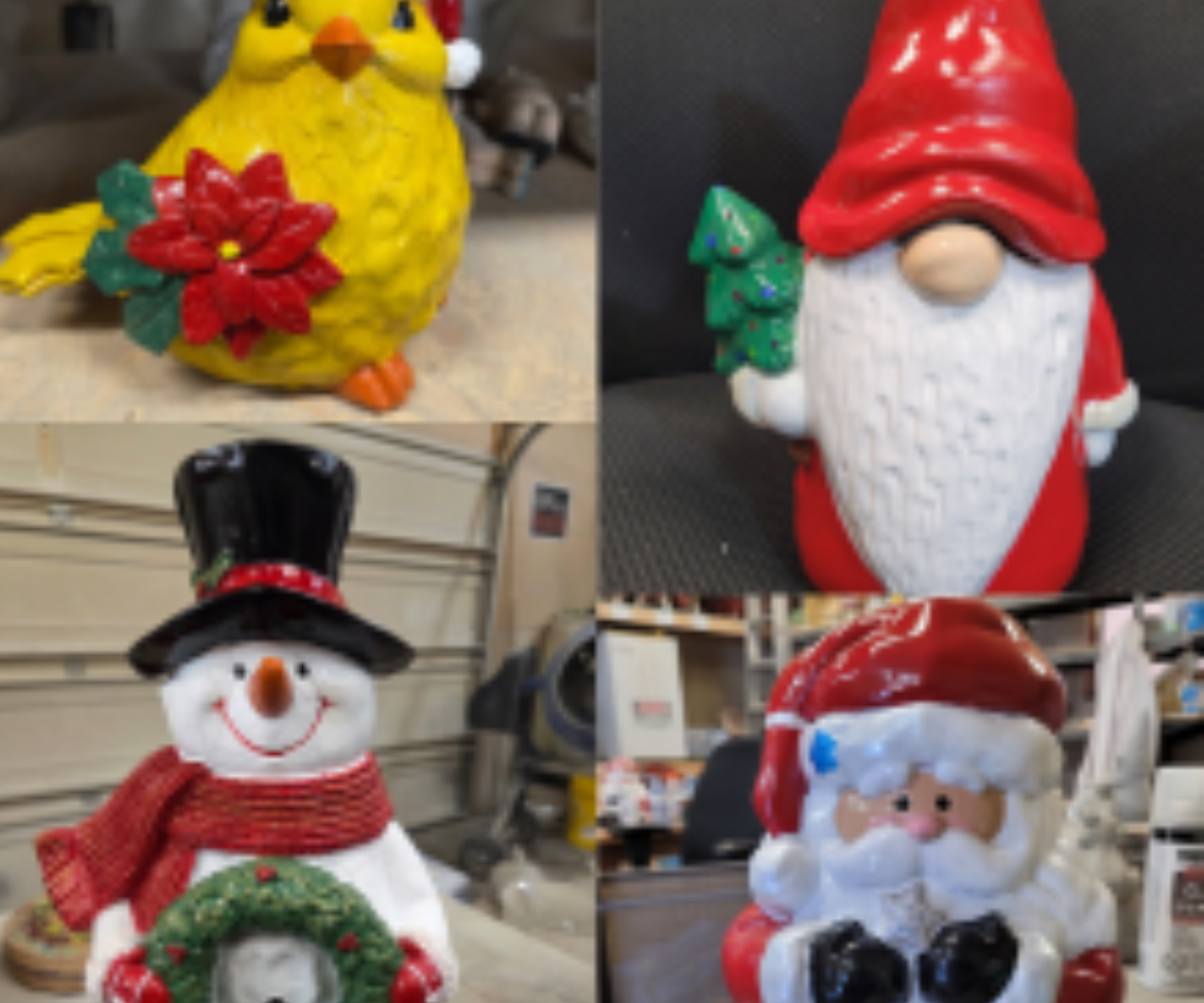 Christmas Concrete Painting Class