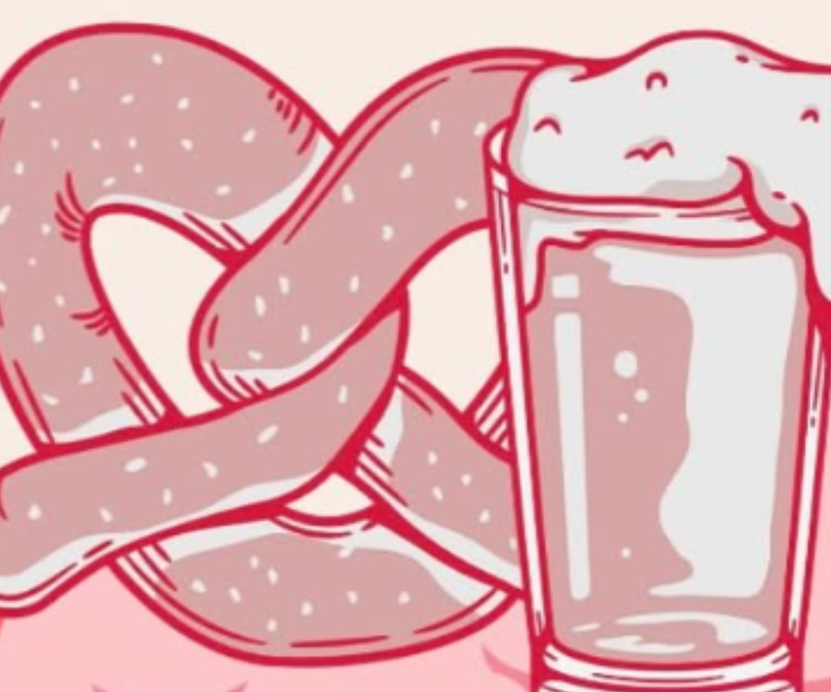 Painting, Pretzel, & A Pint