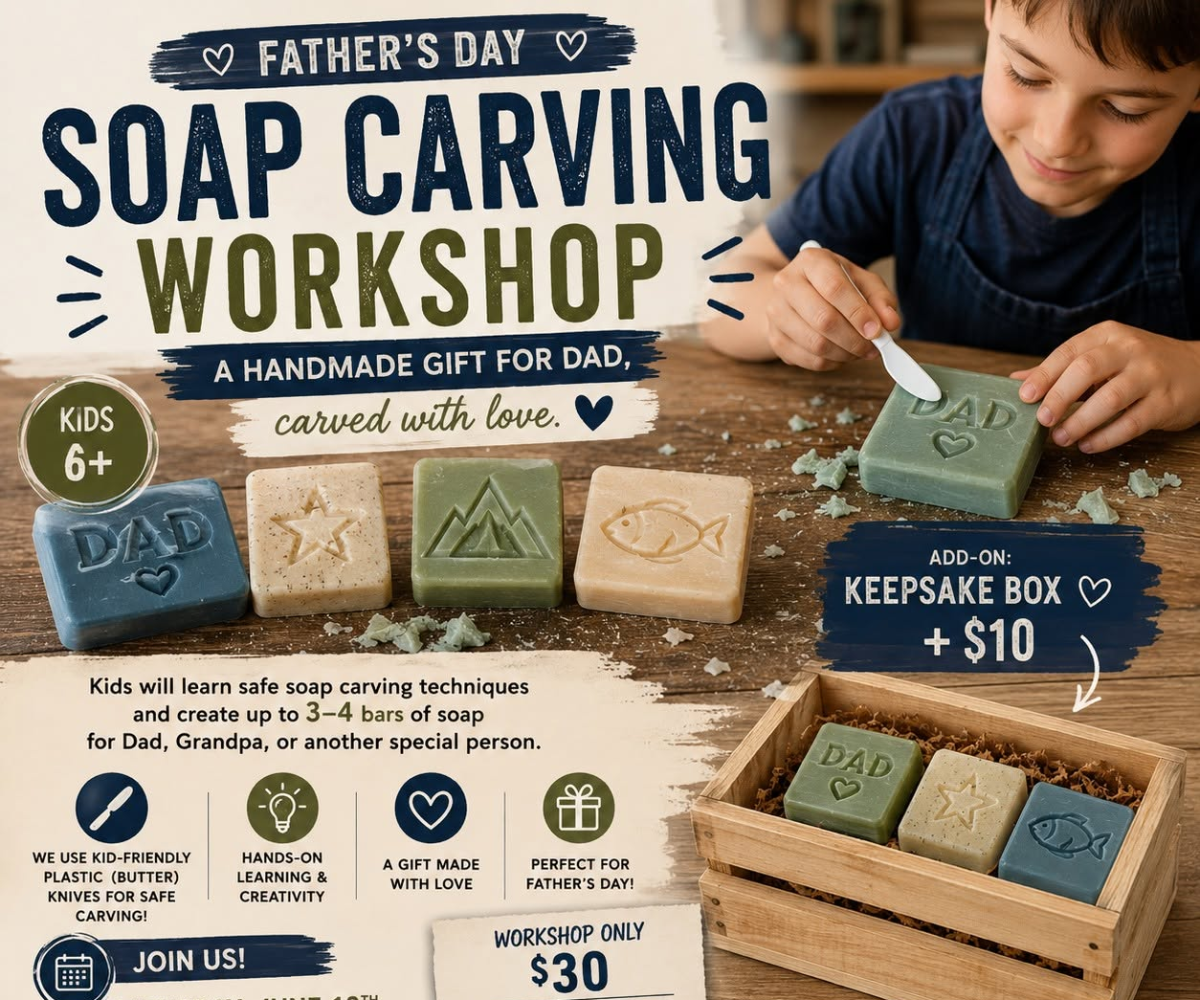 Father's Day Soap Carving Workshop