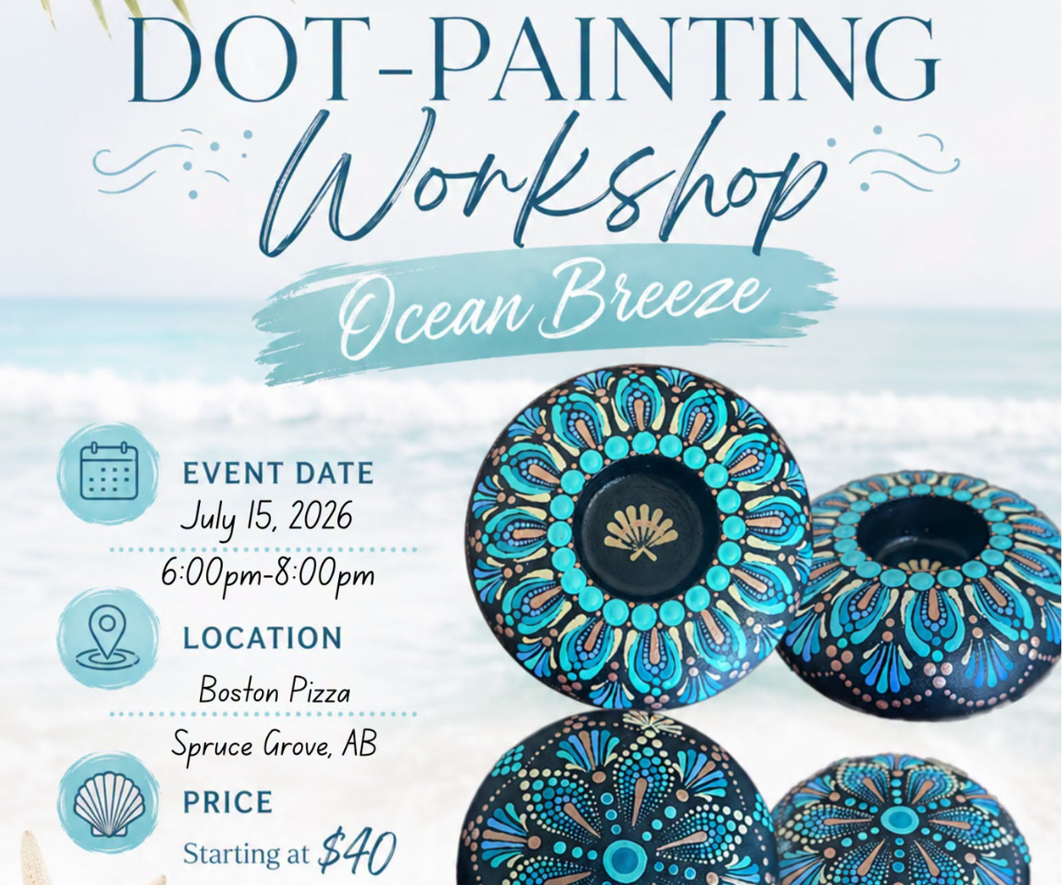 Ocean Breeze Dot Painting Workshop