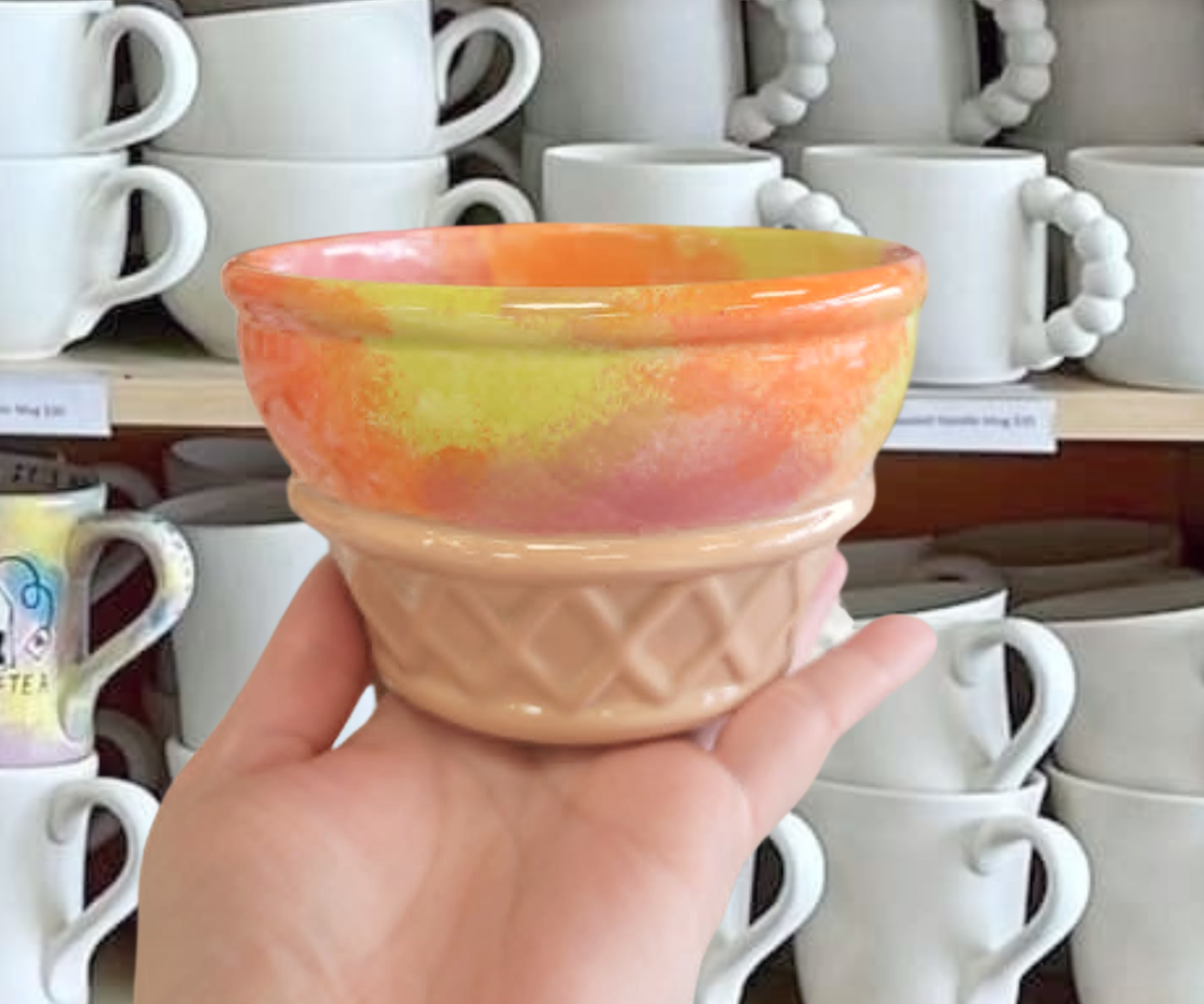 Kid’s Summer Art Class – Ice Cream Cone Bowl