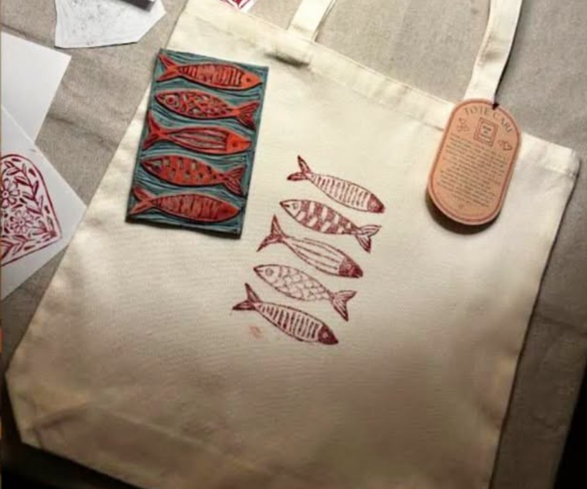 Stamp Making Tote Bag Workshop