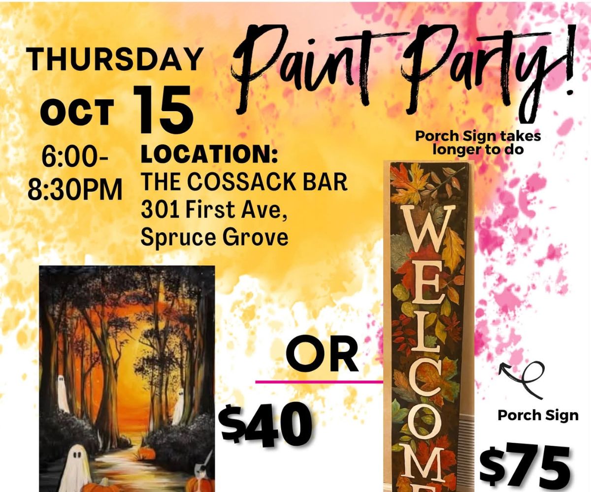Paint Party at The Cossack