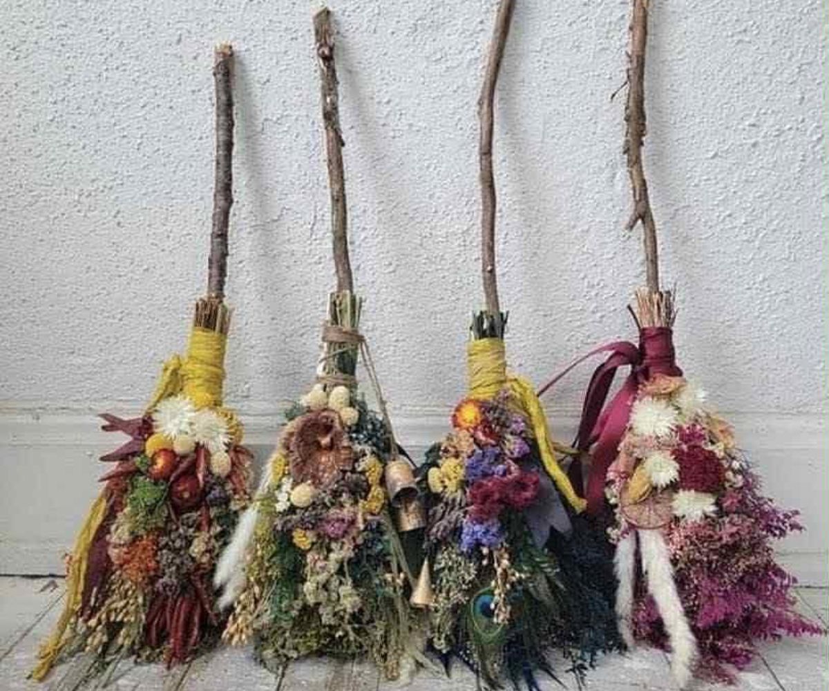 Floral Witch Broomstick Workshop