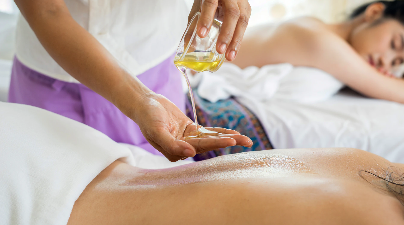person getting a massage