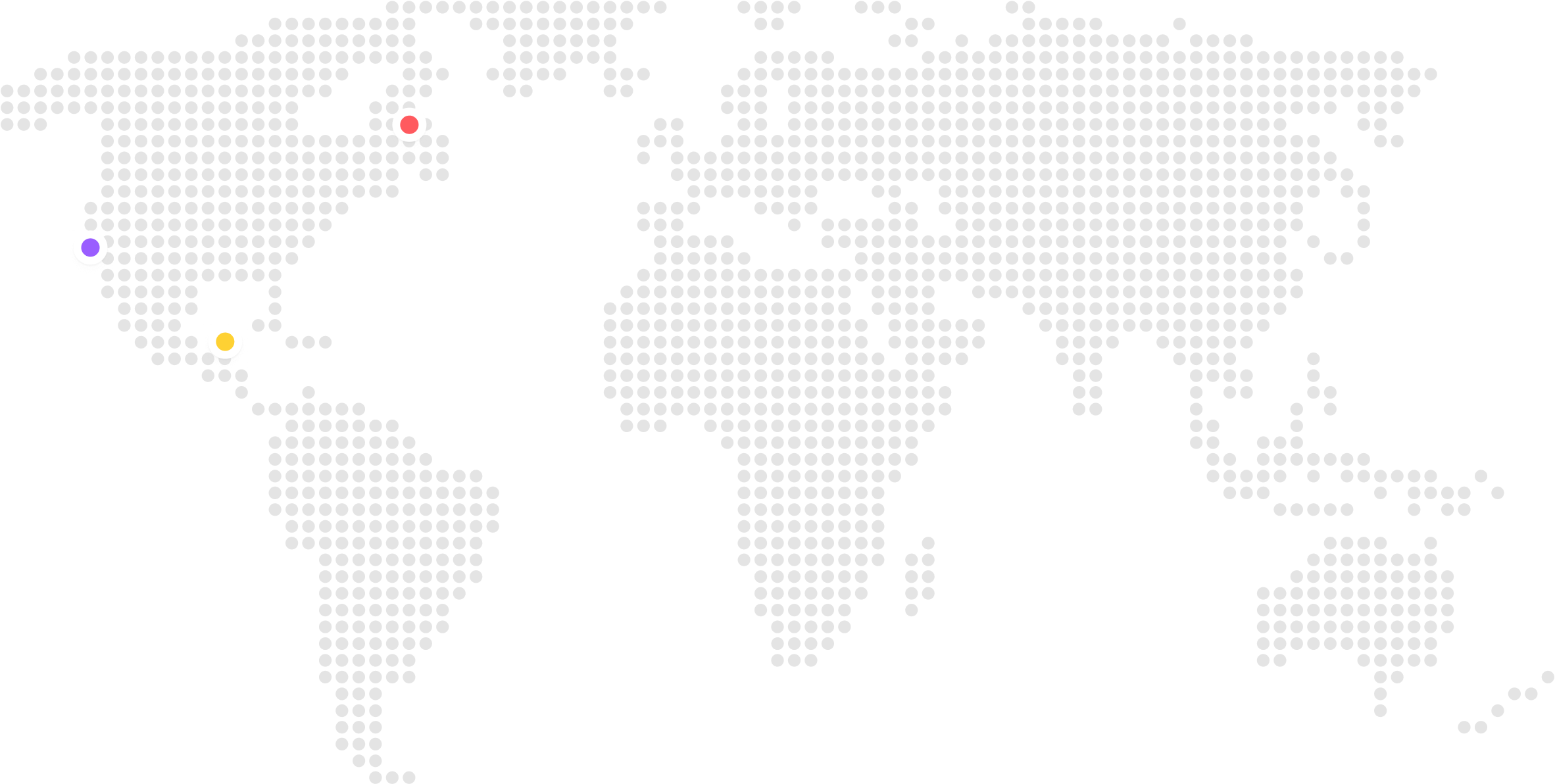 World Map Image - Creativflow X Webflow Template