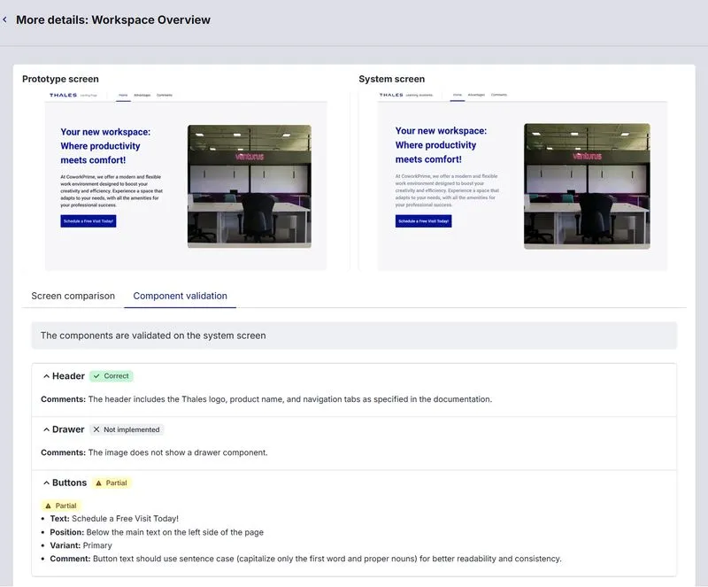 Software do PrecaVision, solução do Venturus em Visão Computacional
