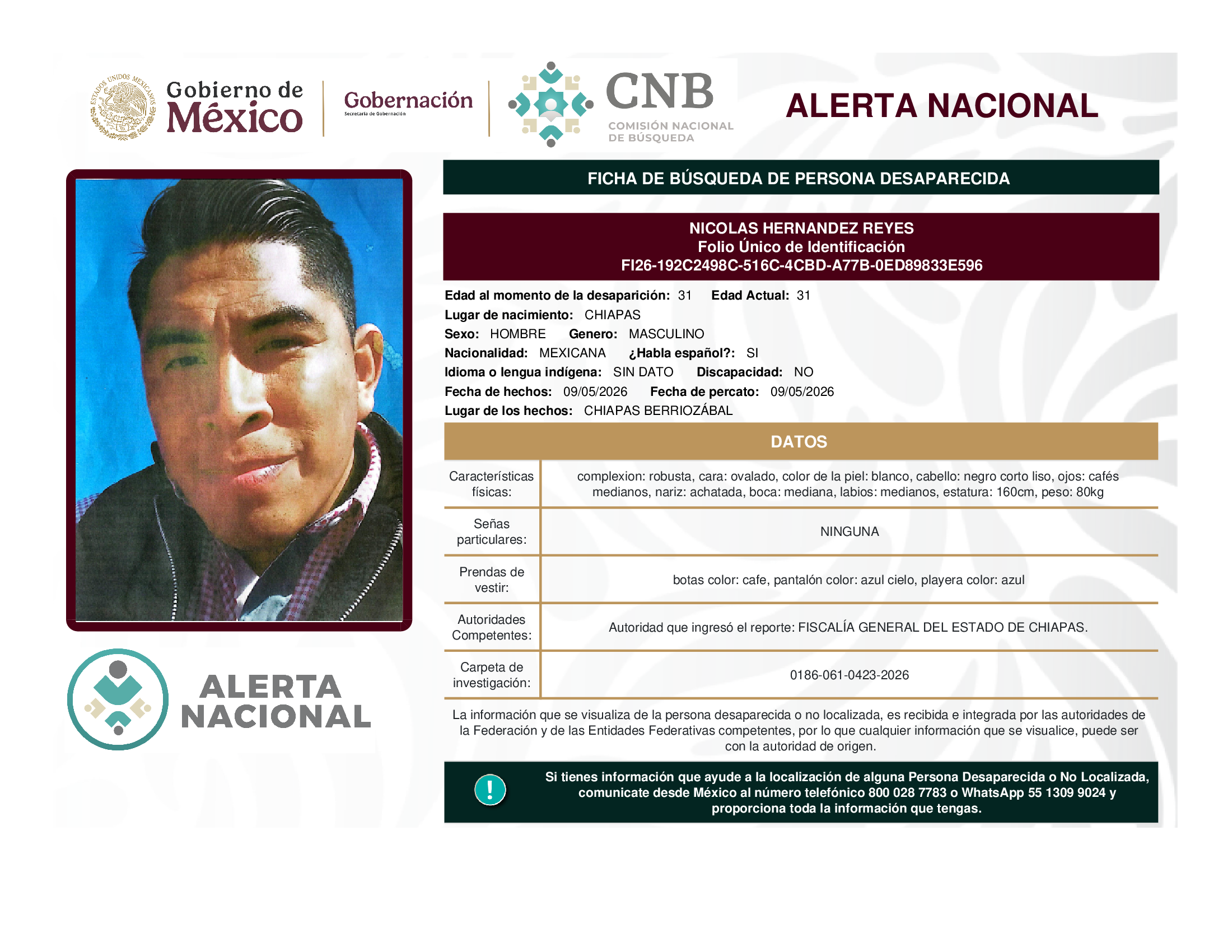 NICOLAS HERNANDEZ REYES