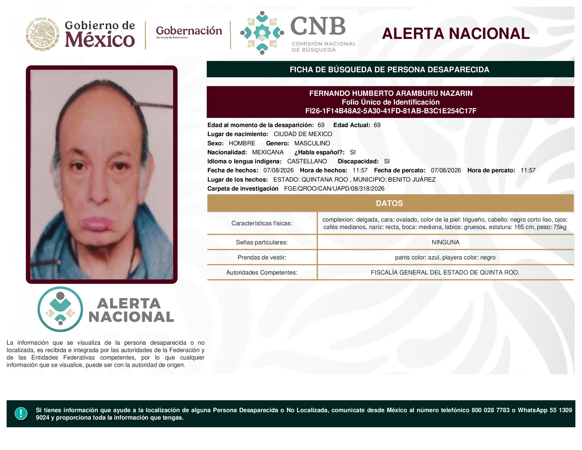 FERNANDO HUMBERTO ARAMBURU NAZARIN