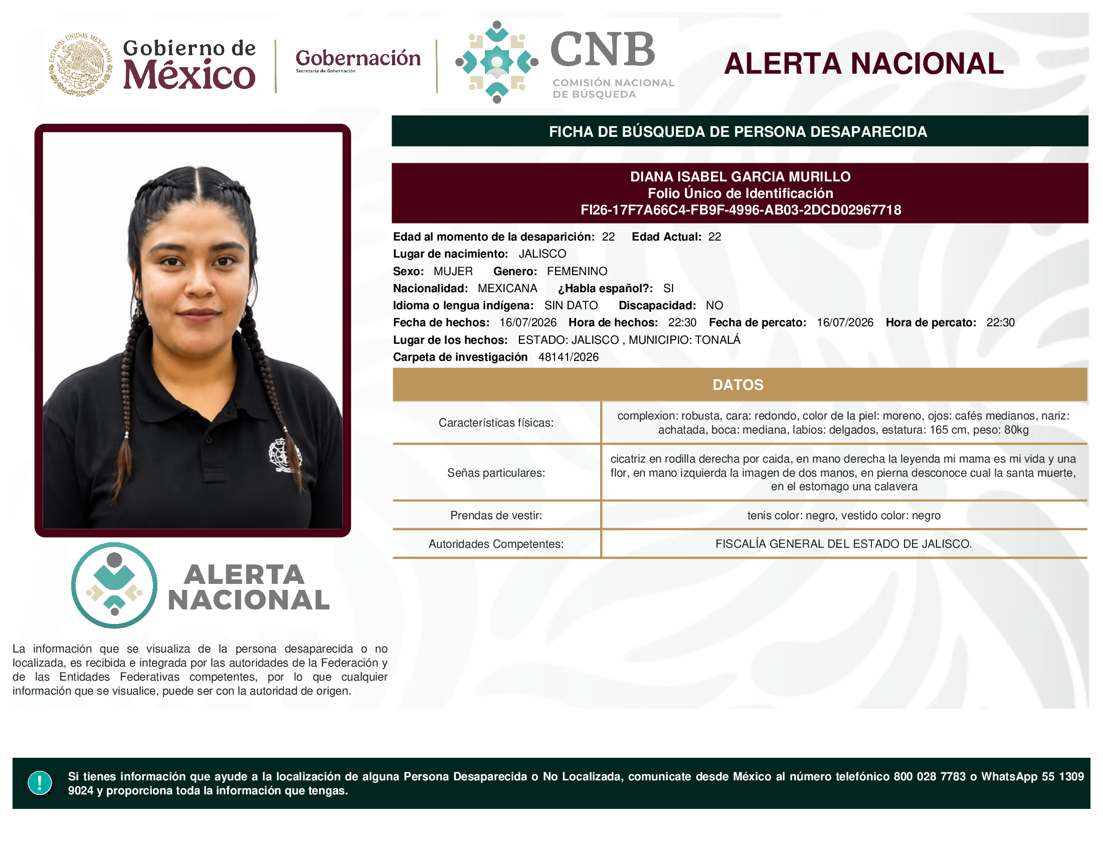 DIANA ISABEL GARCIA MURILLO