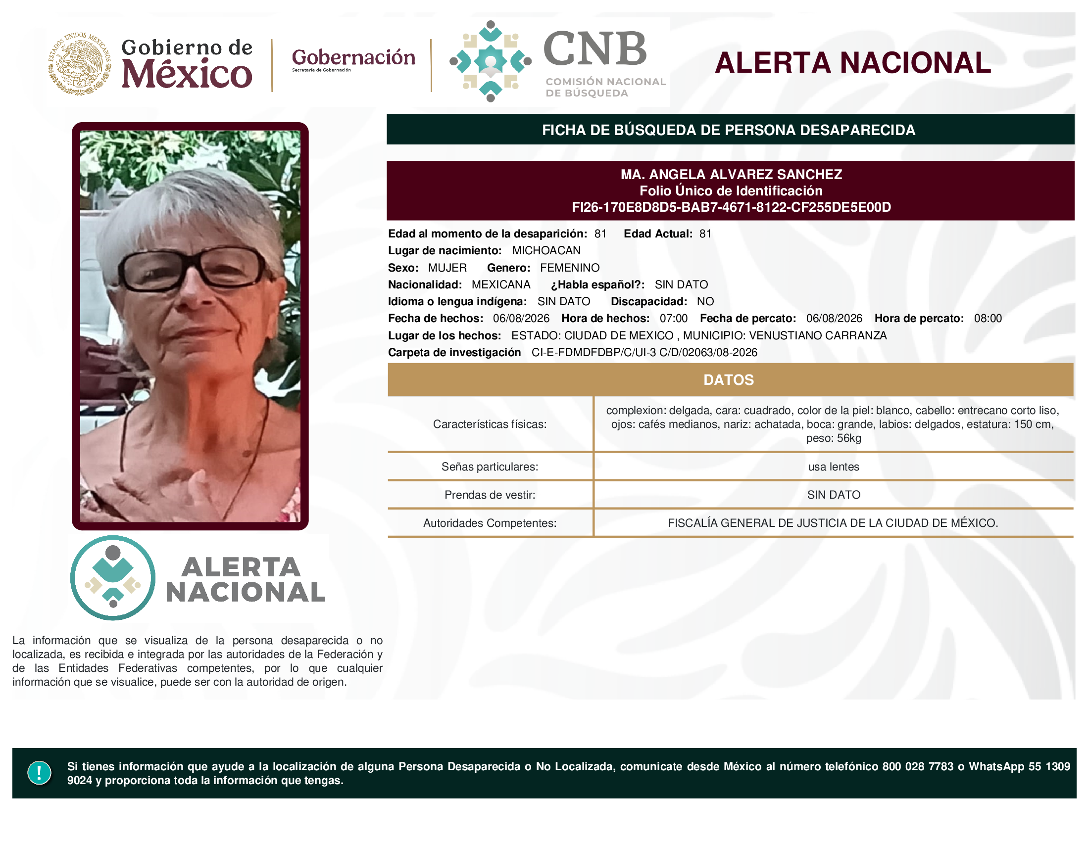 MA. ANGELA ALVAREZ SANCHEZ