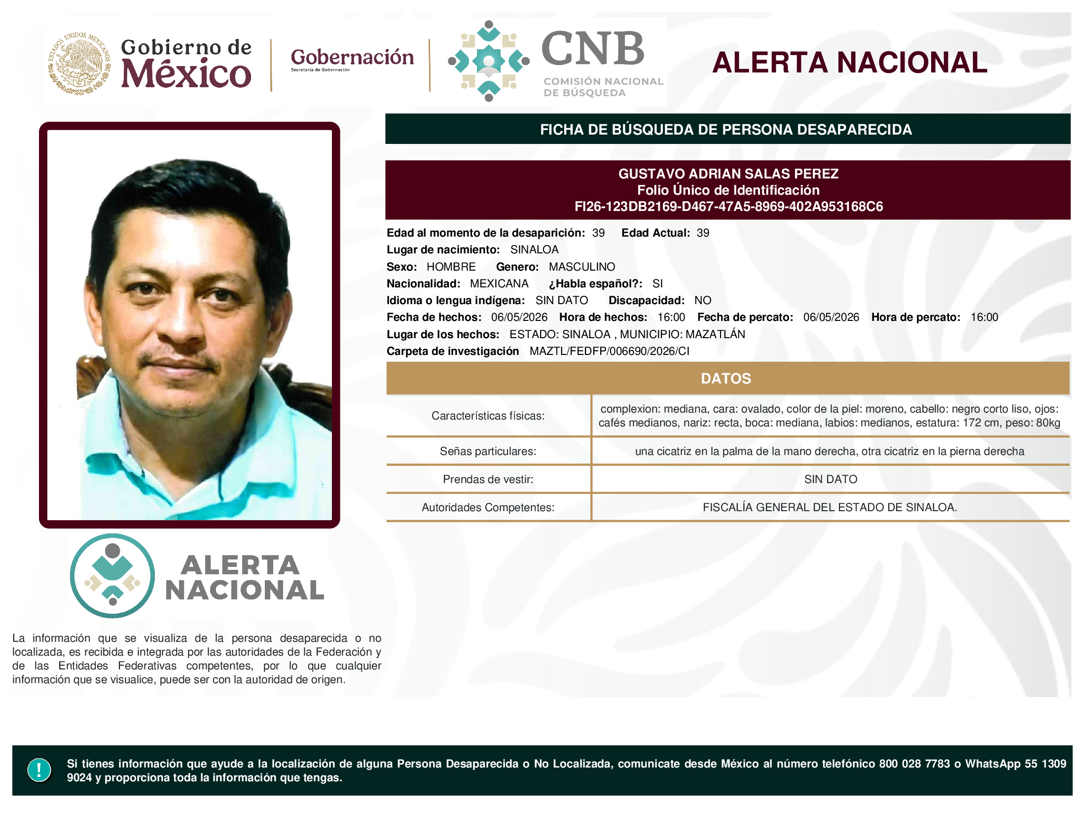 GUSTAVO ADRIAN SALAS PEREZ