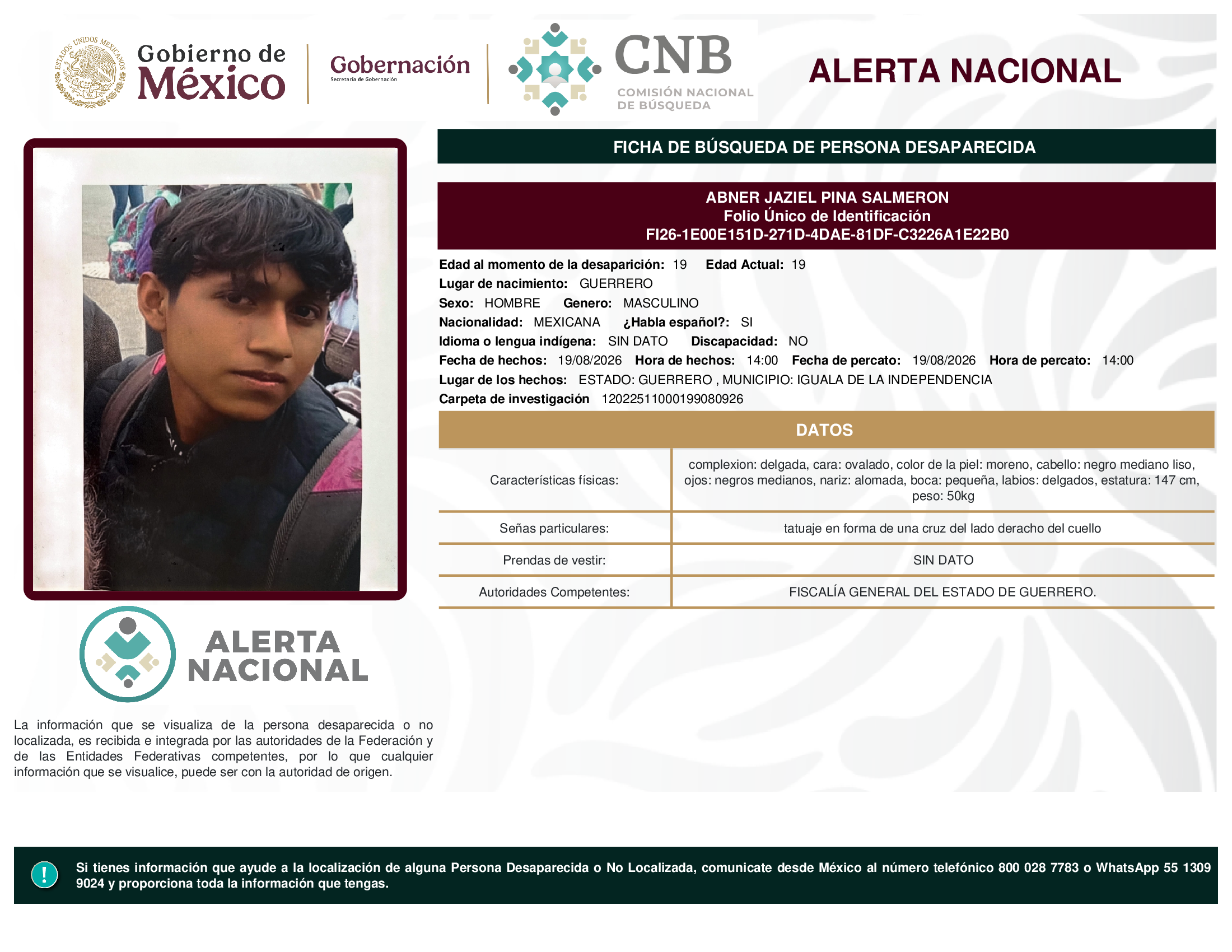 ABNER JAZIEL PINA SALMERON