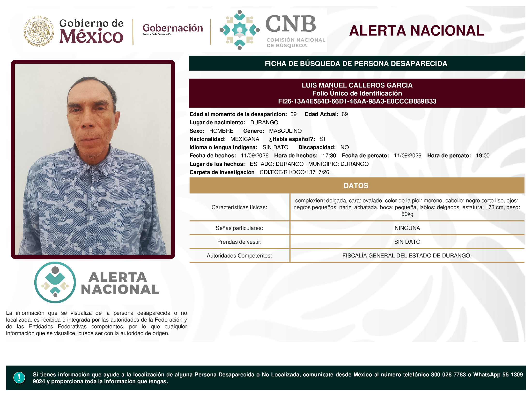 LUIS MANUEL CALLEROS GARCIA
