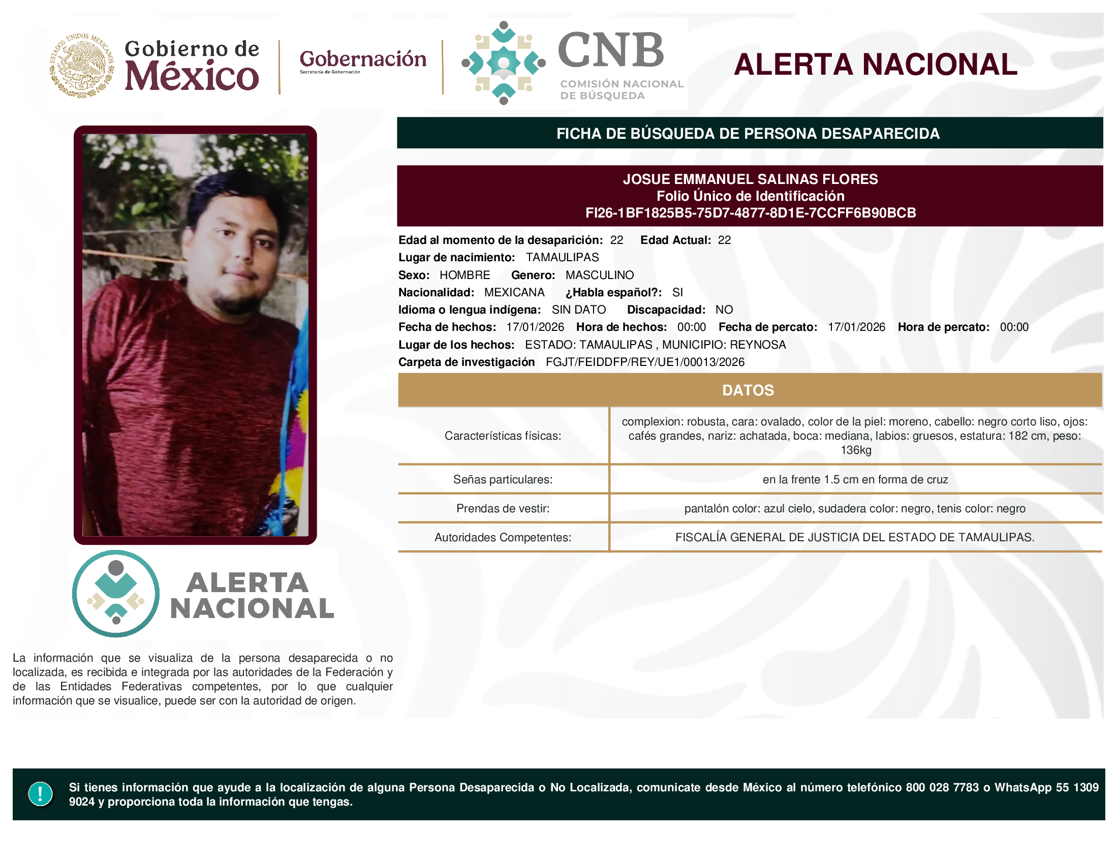 JOSUE EMMANUEL SALINAS FLORES