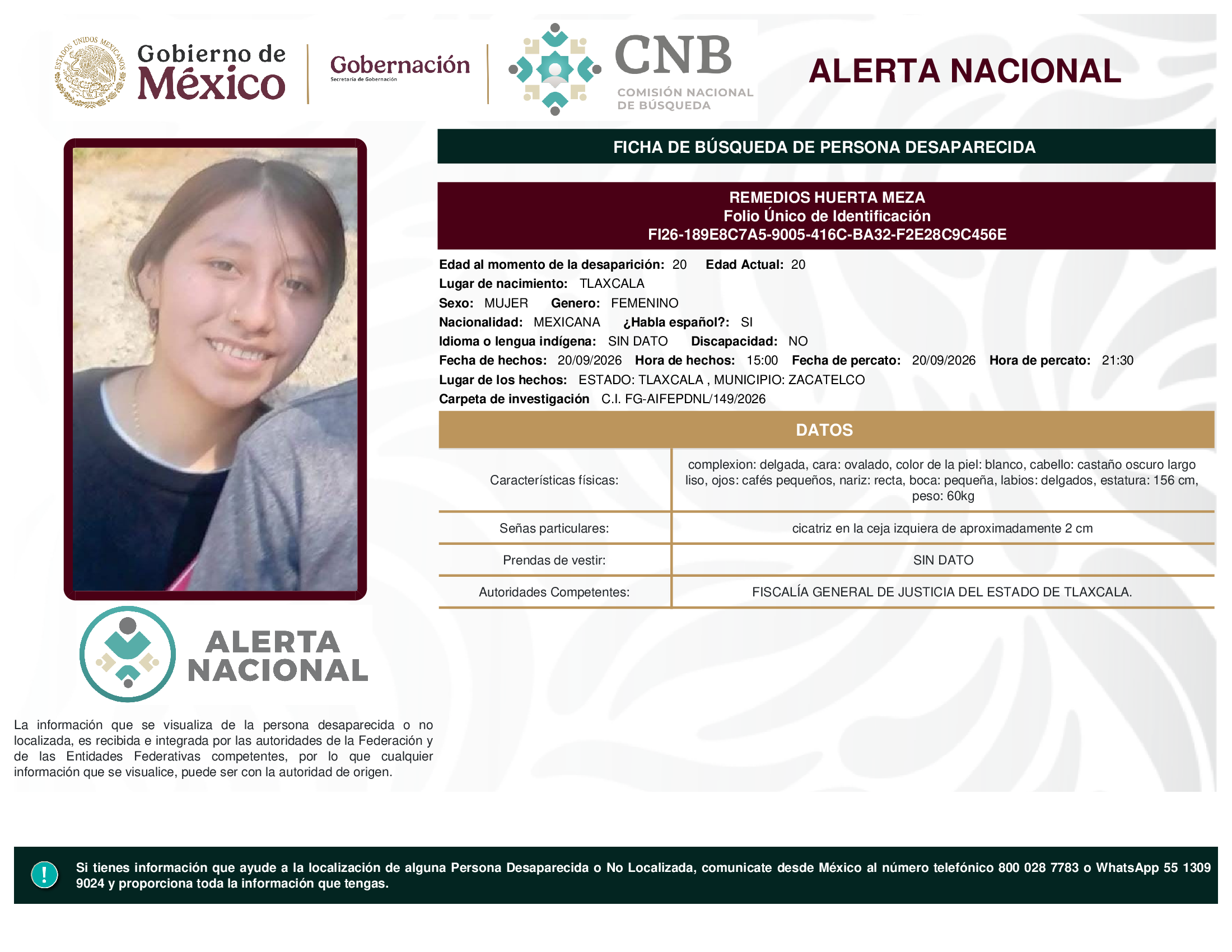 REMEDIOS HUERTA MEZA