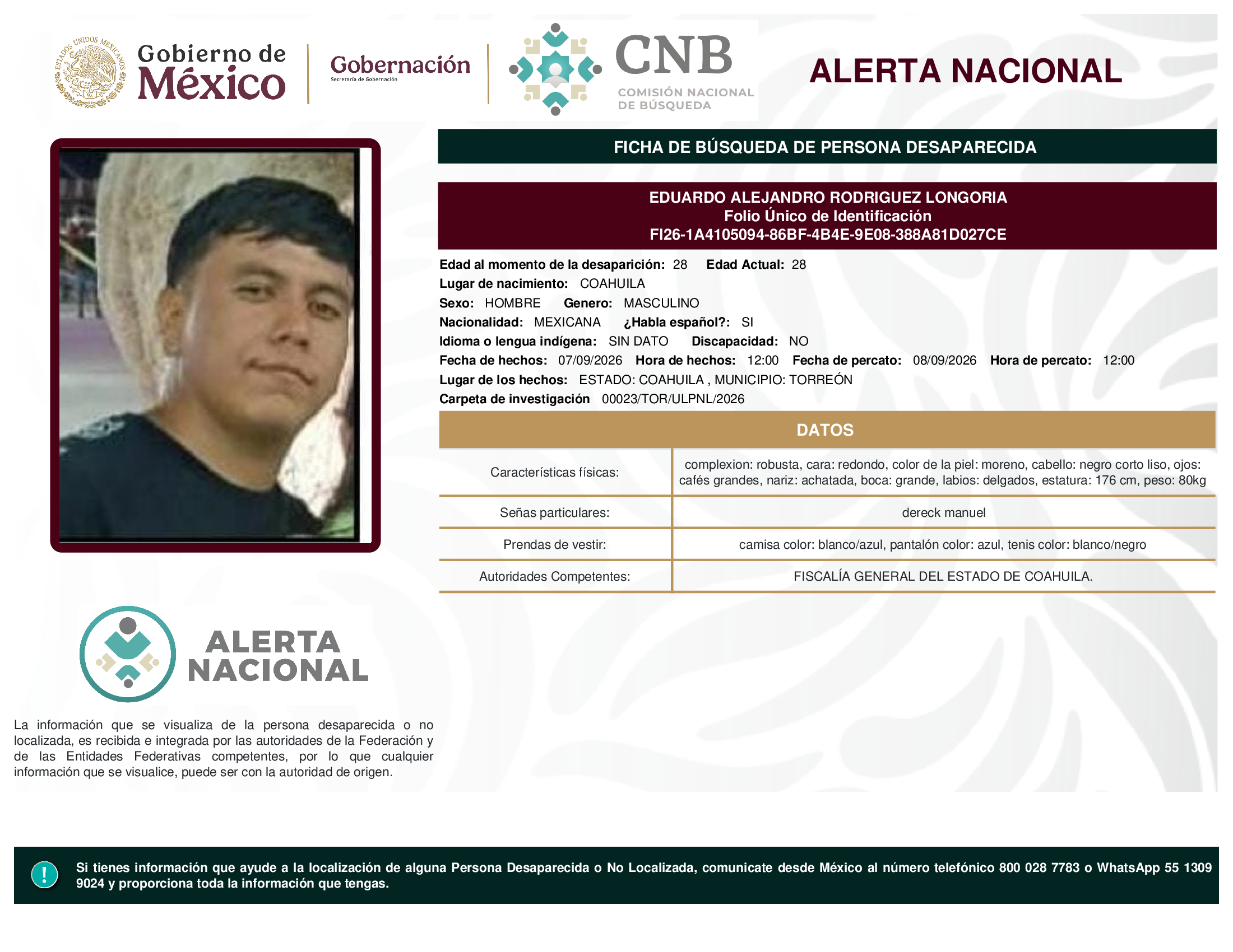 EDUARDO ALEJANDRO RODRIGUEZ LONGORIA