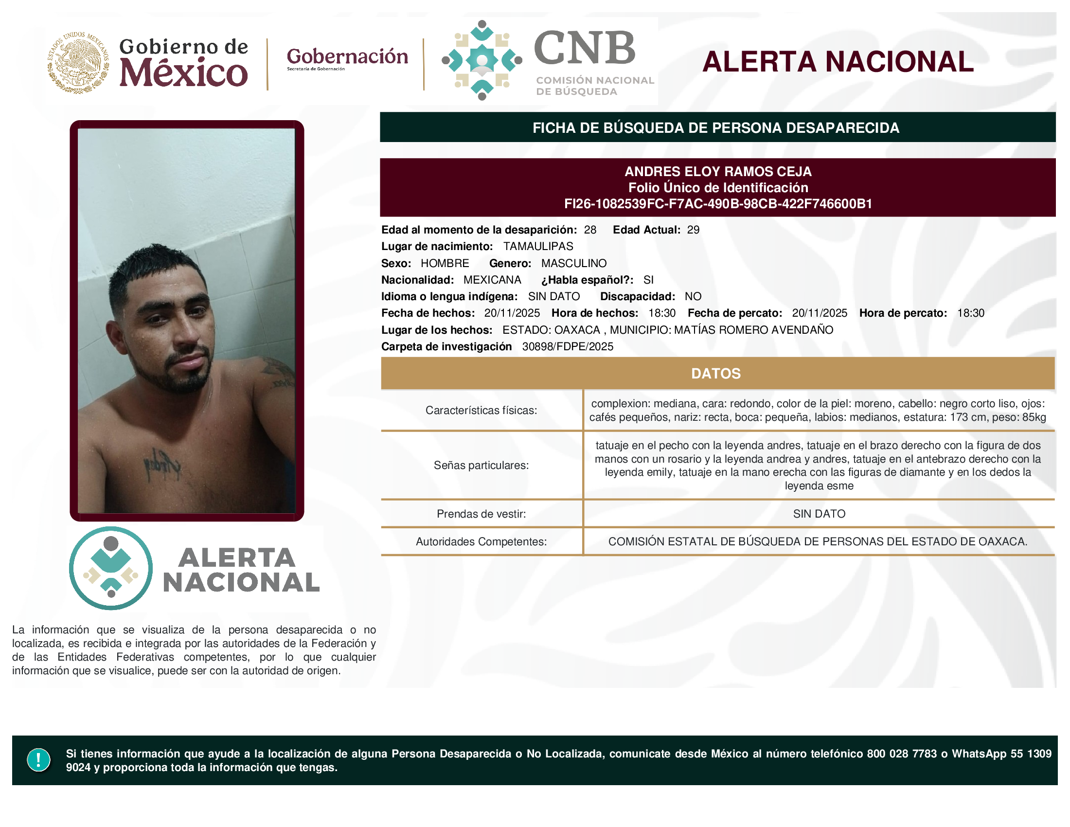 ANDRES ELOY RAMOS CEJA