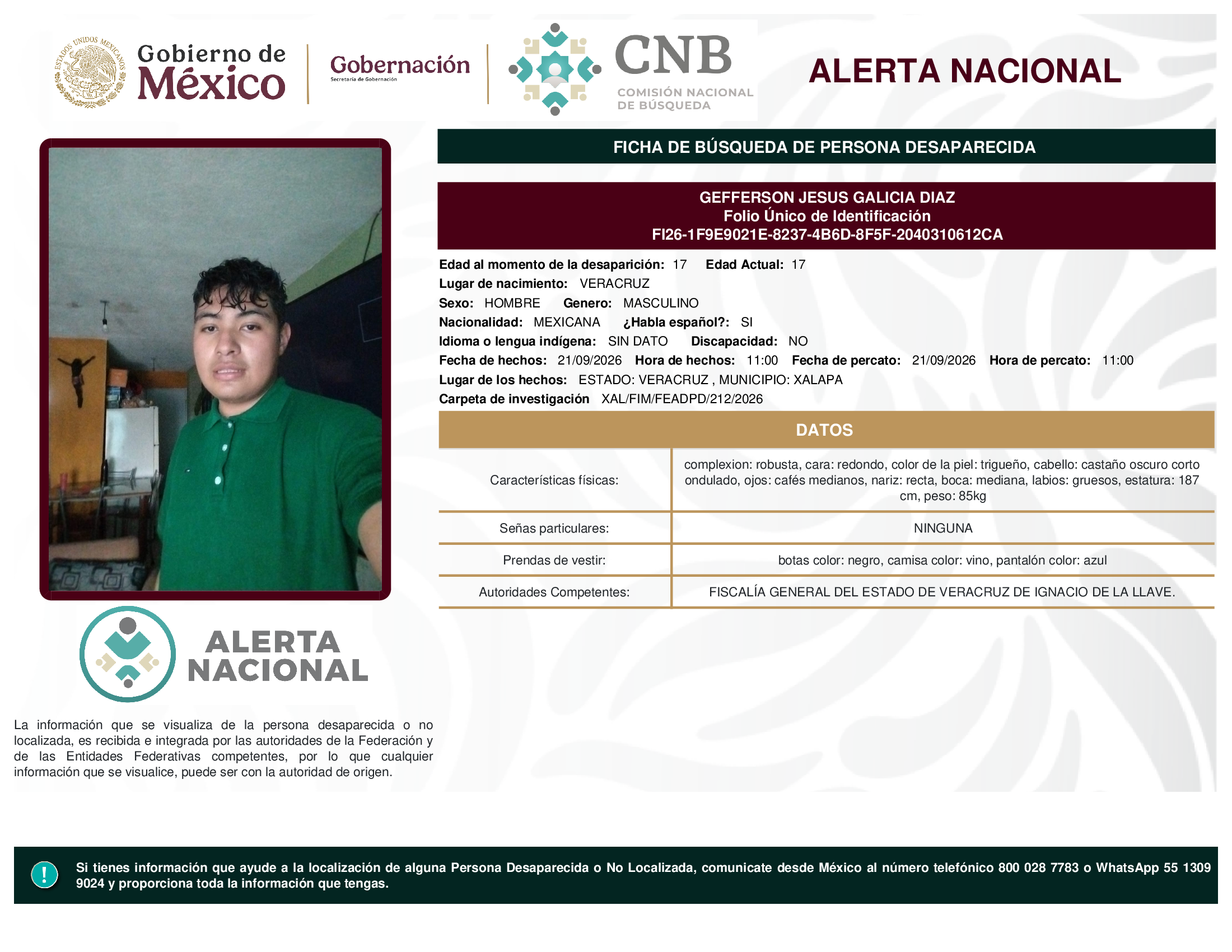 GEFFERSON JESUS GALICIA DIAZ