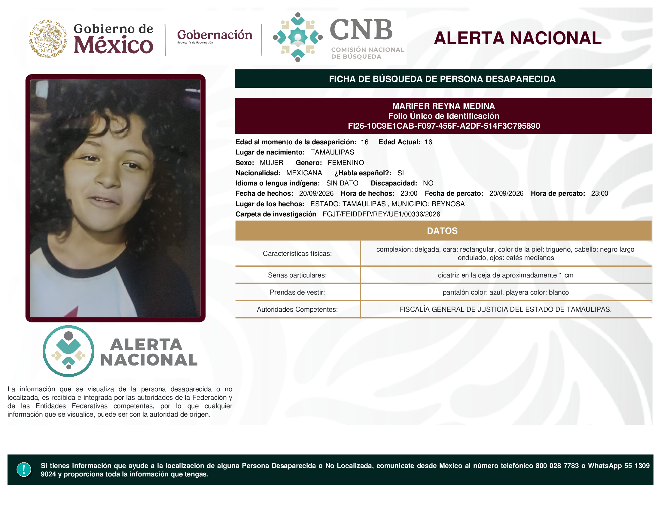MARIFER REYNA MEDINA