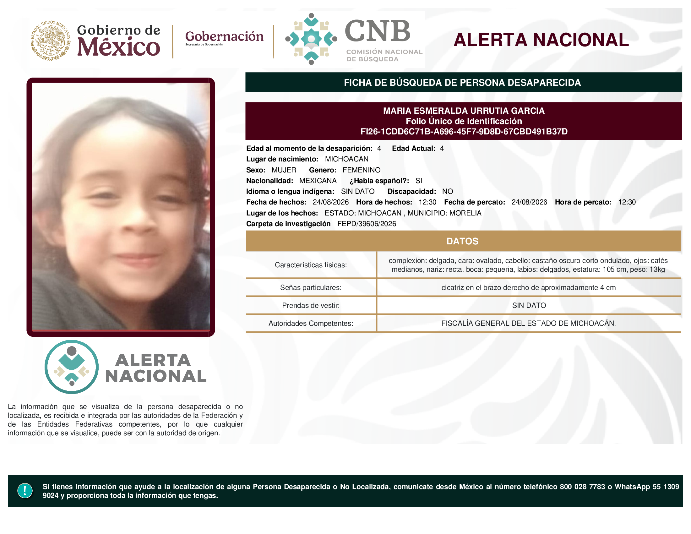 MARIA ESMERALDA URRUTIA GARCIA