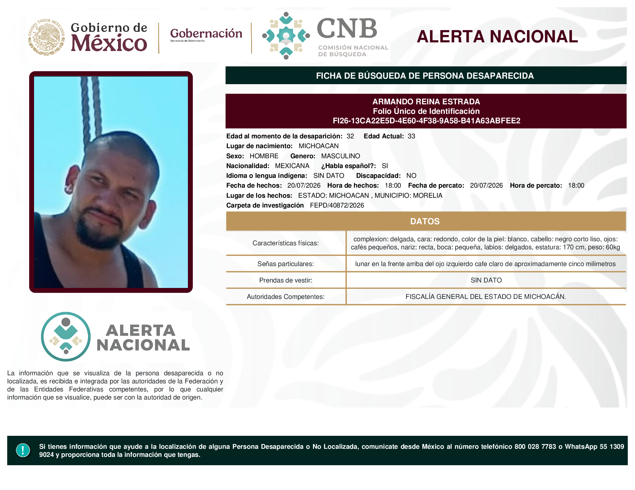 ARMANDO REINA ESTRADA