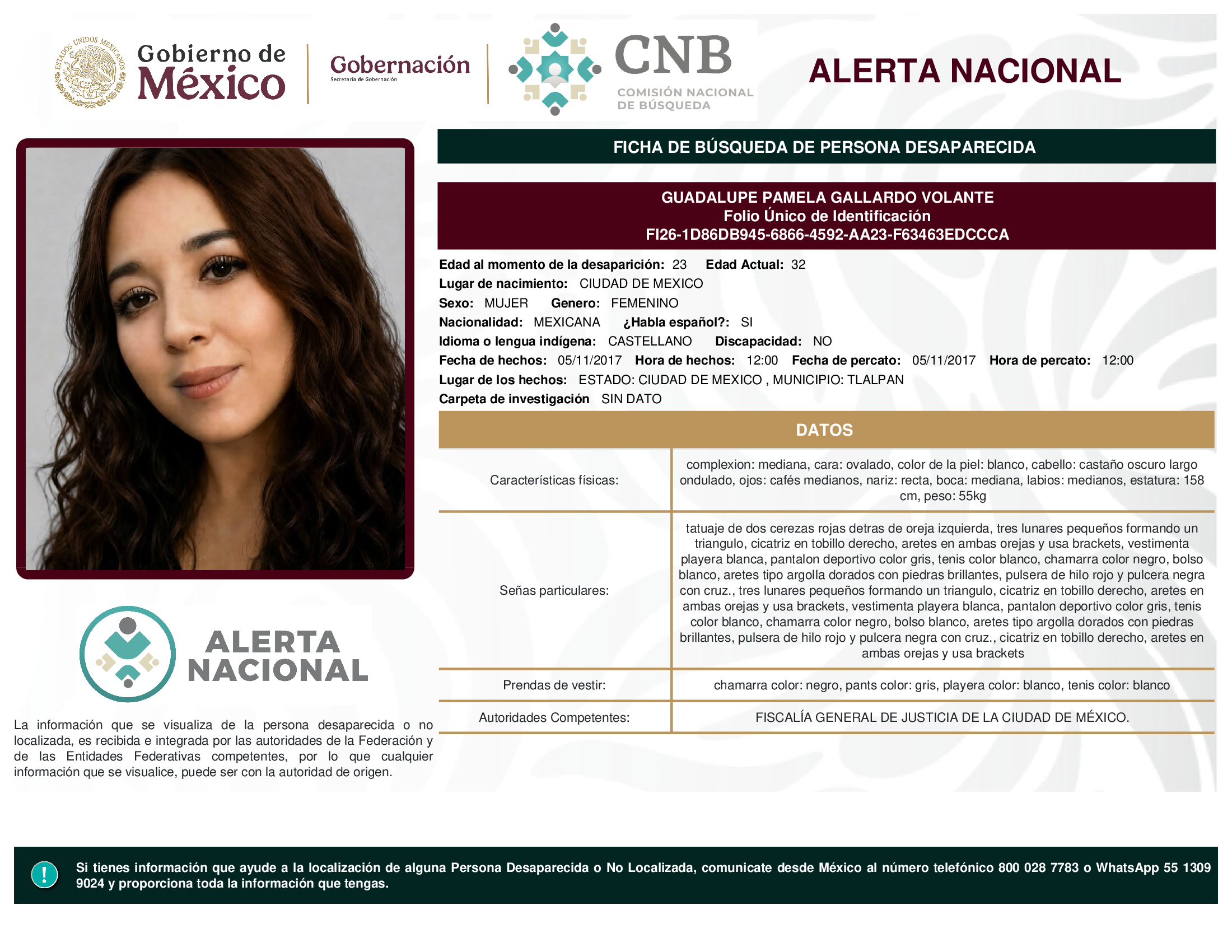 GUADALUPE PAMELA GALLARDO VOLANTE