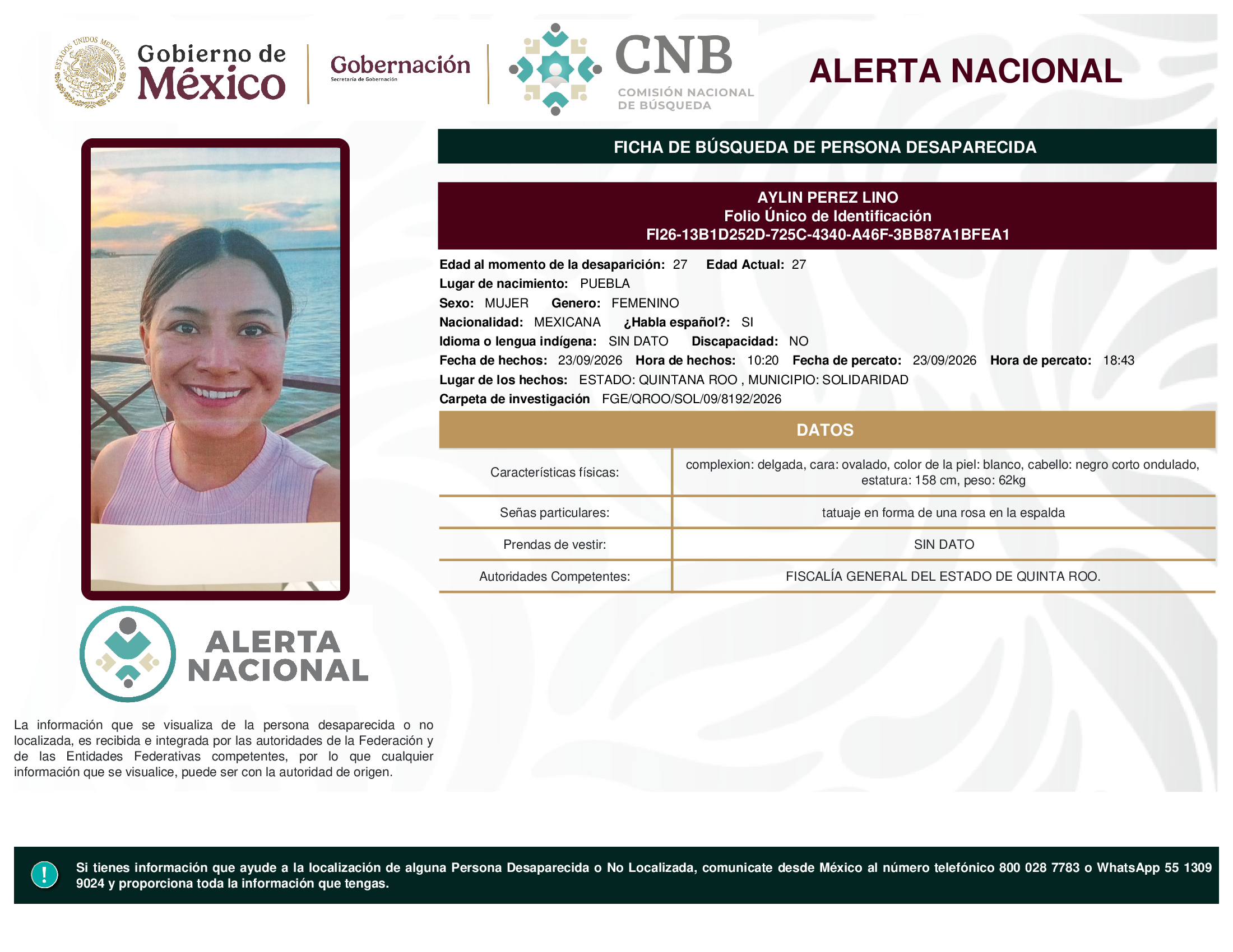 AYLIN PEREZ LINO