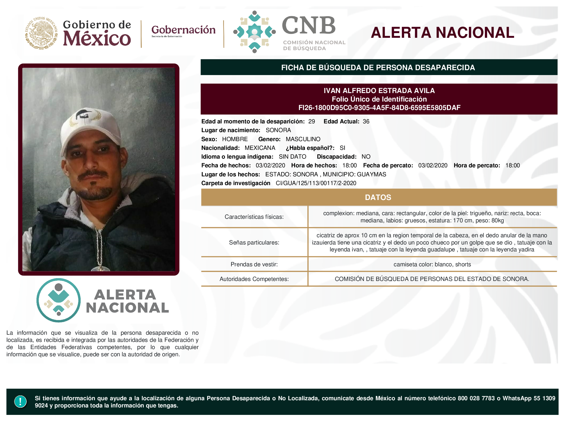 IVAN ALFREDO ESTRADA AVILA