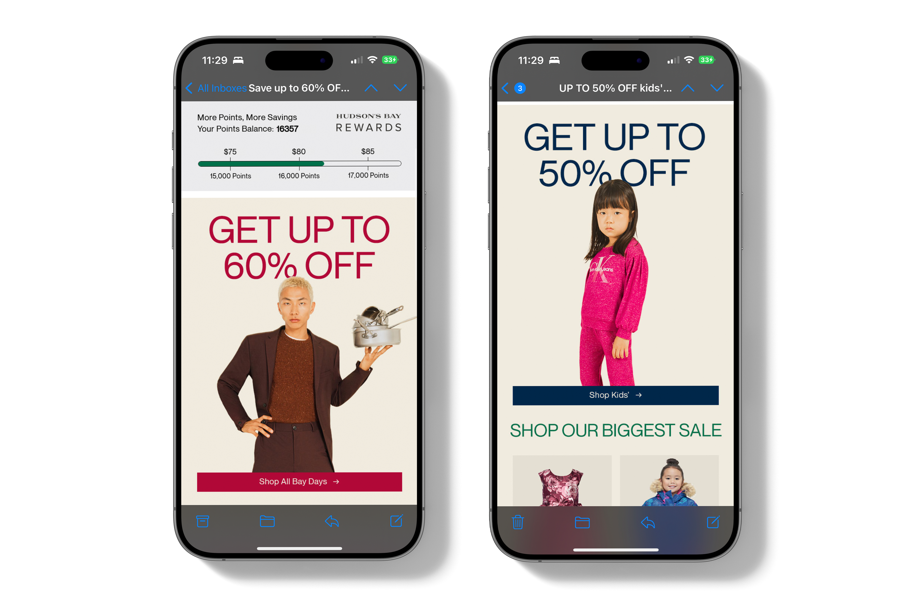 The Bay | Bay Days | Graphic Design | Dana Villani | Email Design | 2022