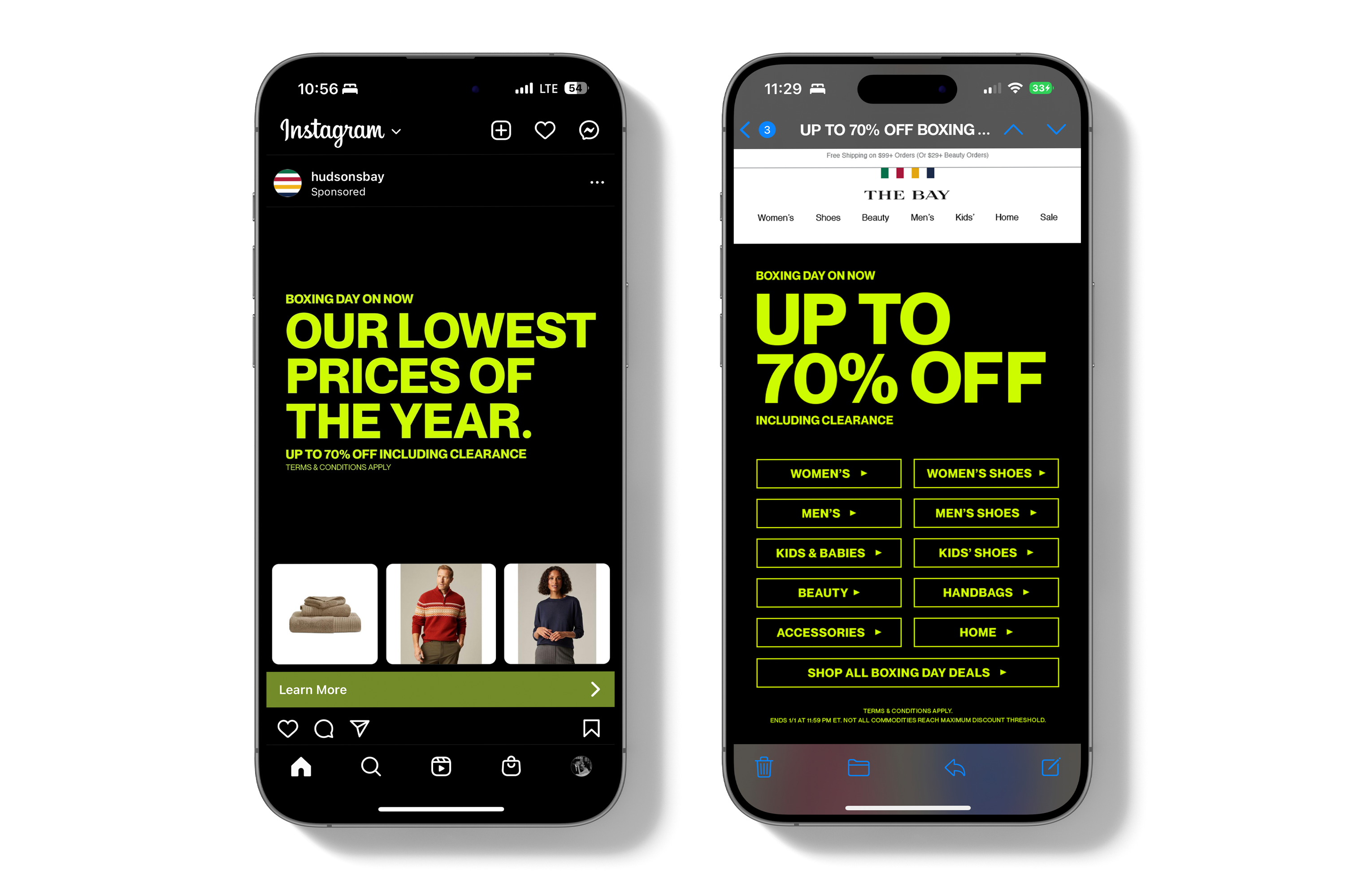 The Bay | Boxing Day | Graphic Design | Dana Villani | Email Design | 2023