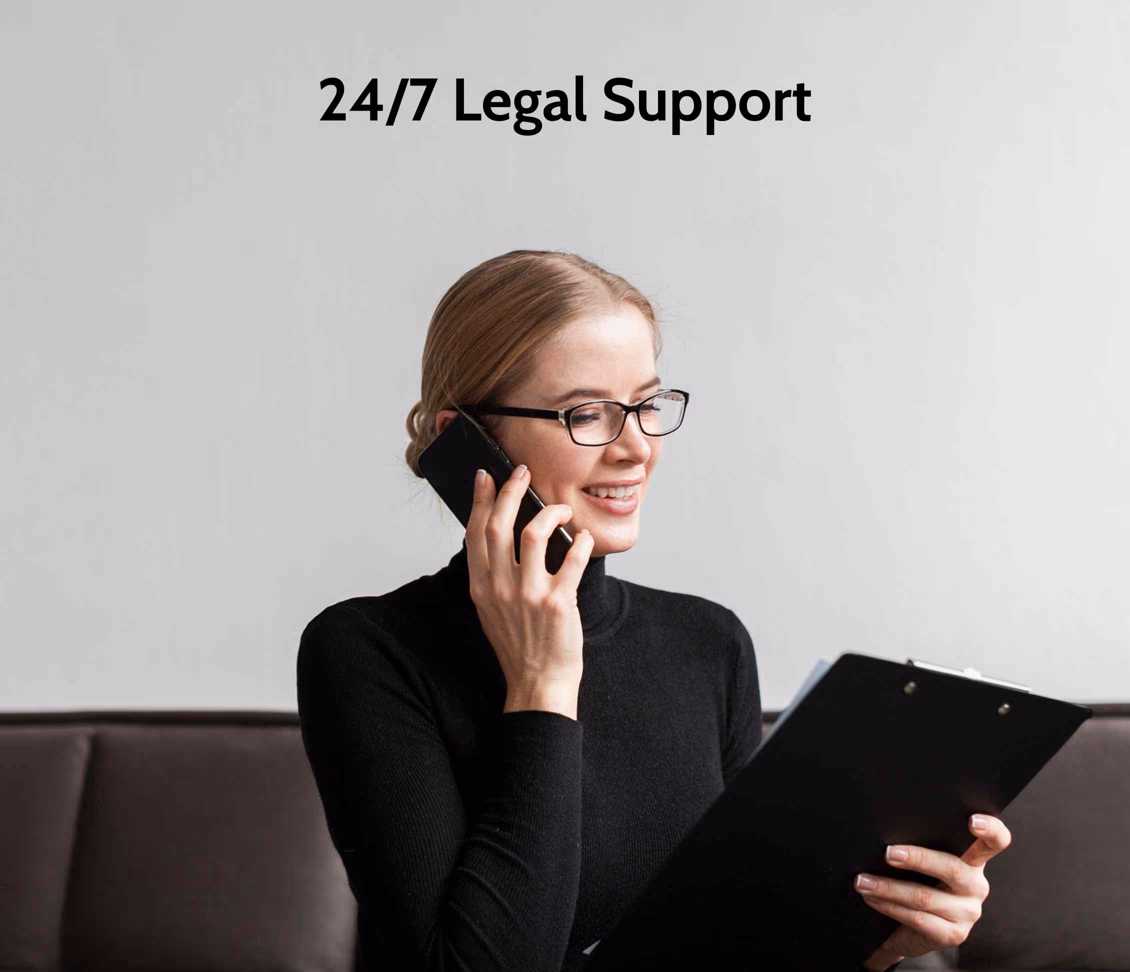 Attorney using Adaptify AI legal answering service for 24 / 7 client intake and case screening