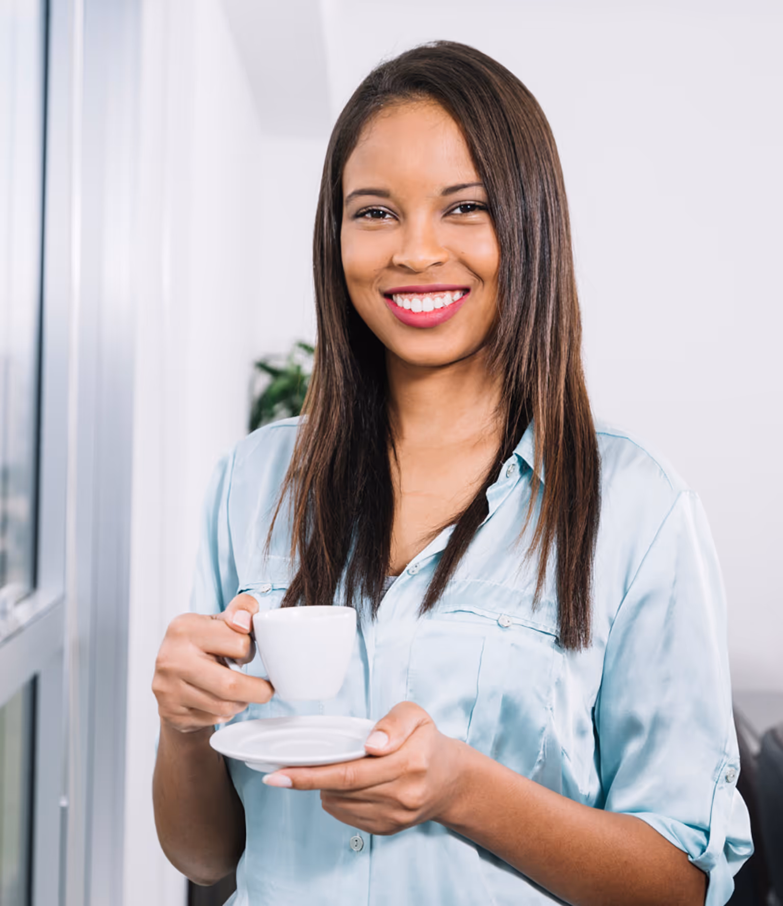 Business owner smiling after switching to Adaptify’s transparent pay-as-you-go AI receptionist pricing.