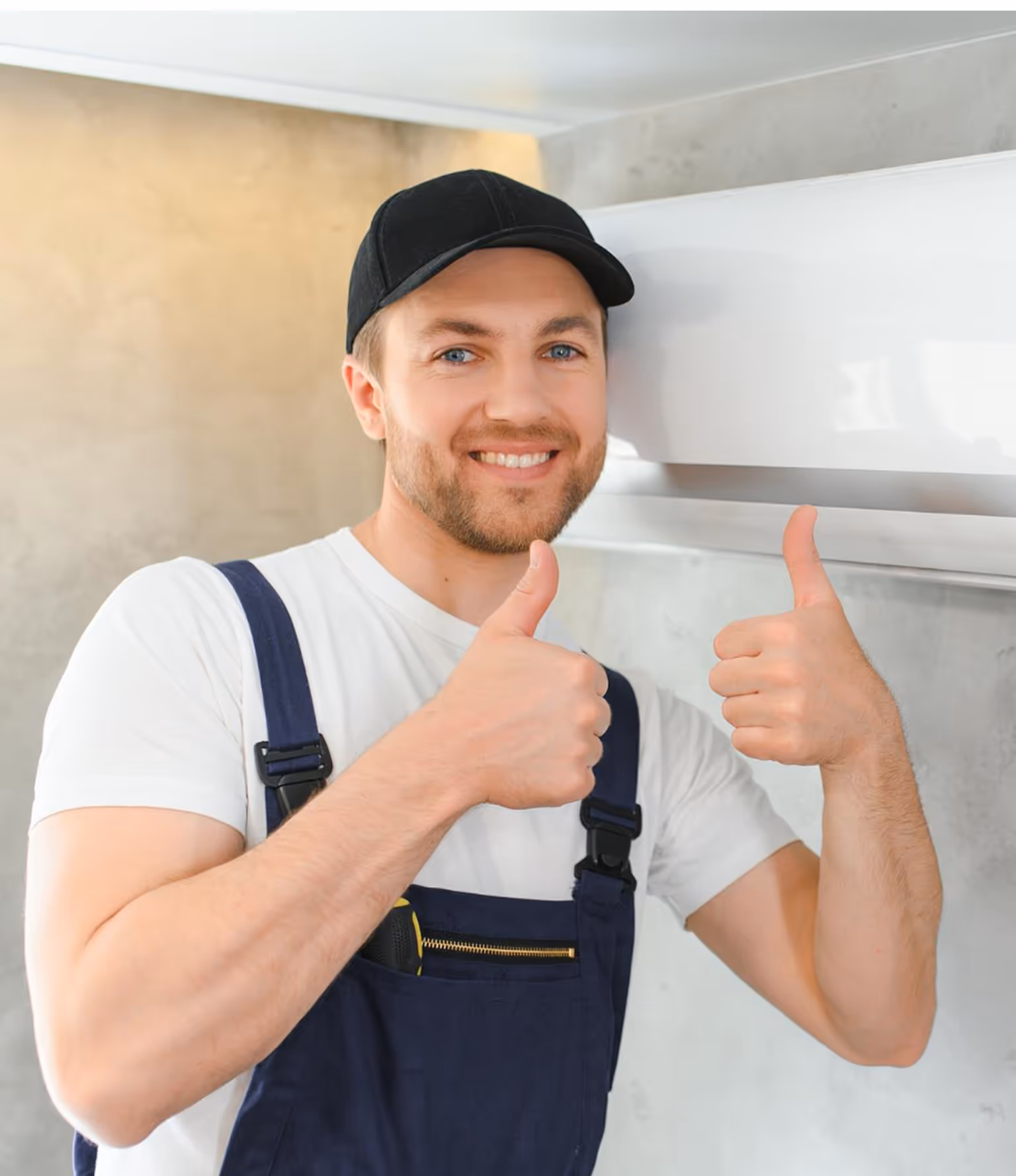 Business owner smiling after switching to Adaptify’s transparent pay-as-you-go AI receptionist pricing.