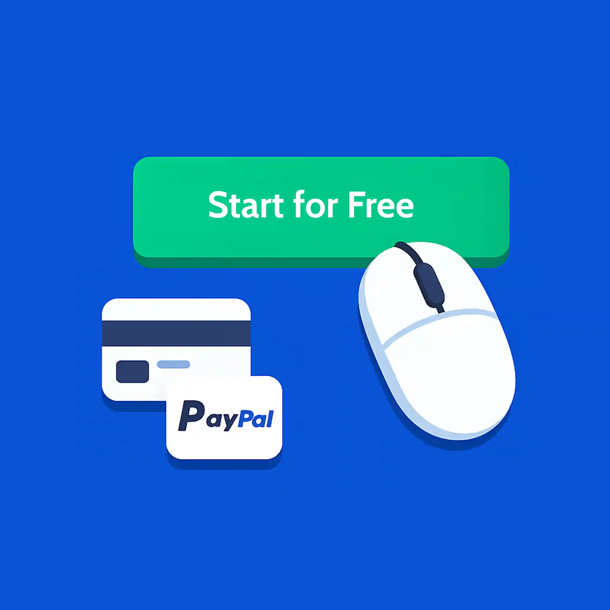 Checkout screen with ‘Build Your Agent’ button plus credit card and PayPal icons.