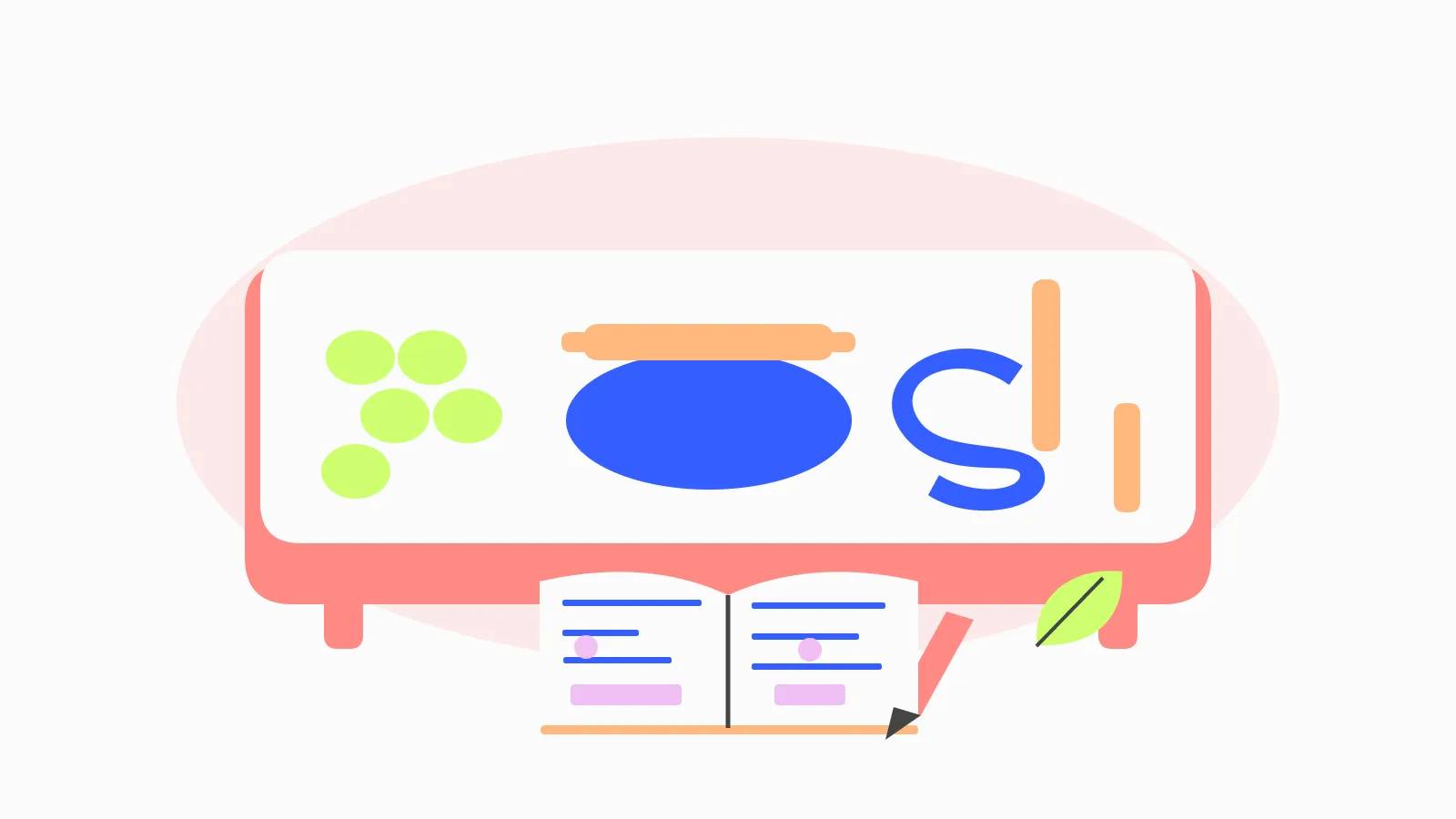 A shared playdough table with counted pieces, shaping tools and an open observation notebook.