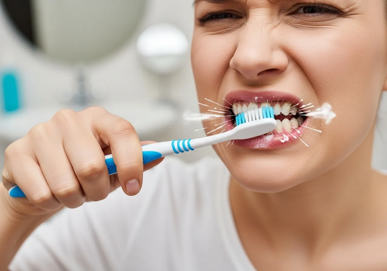 วิธีแปรงฟันที่ผิด