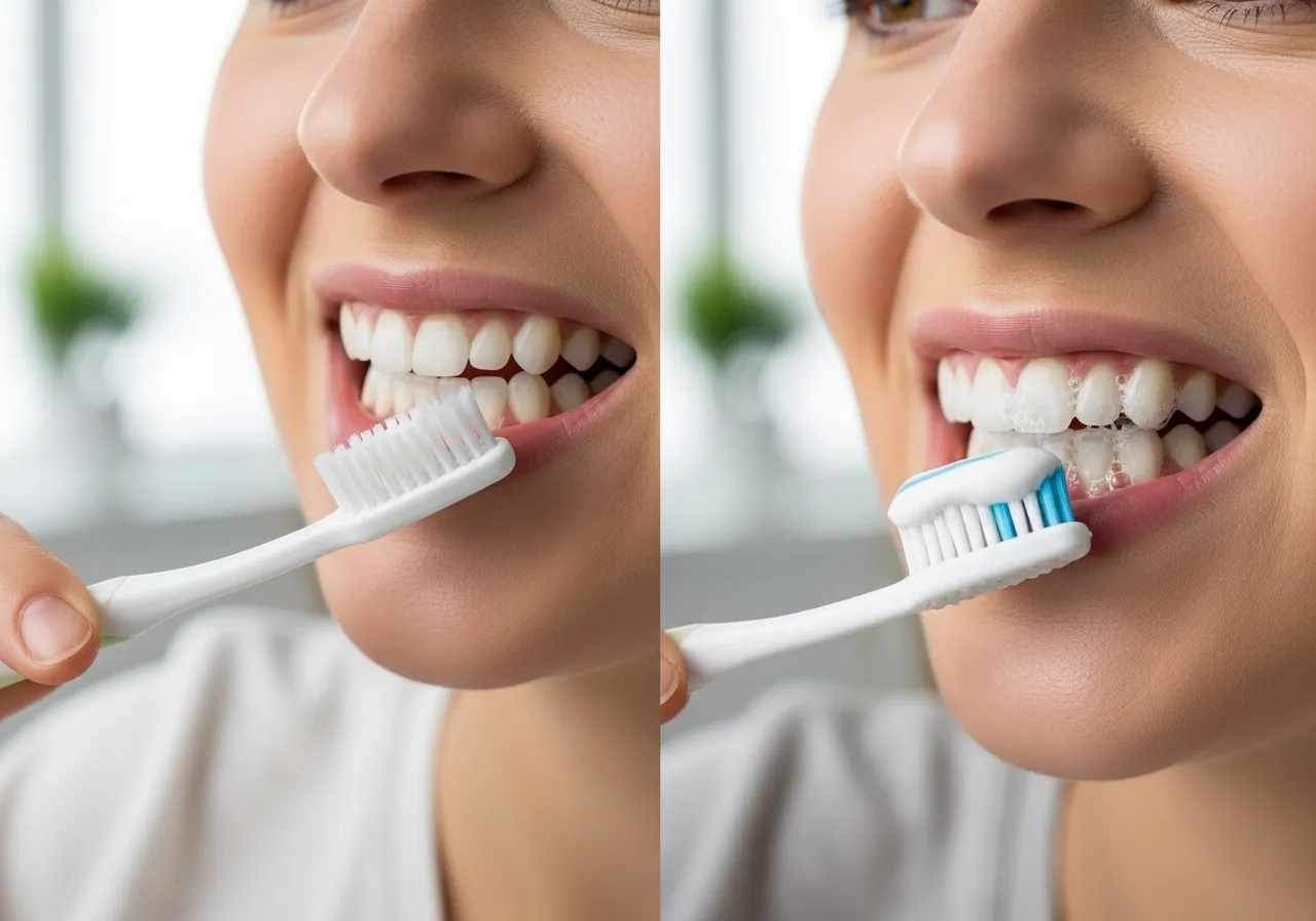 แปรงแห้ง แปรงเปียก