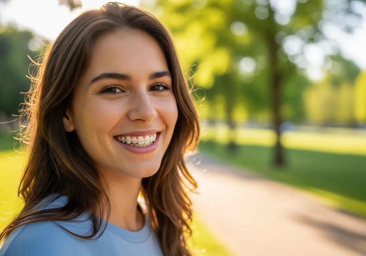 รอยยิ้มหลังจากจัดฟัน