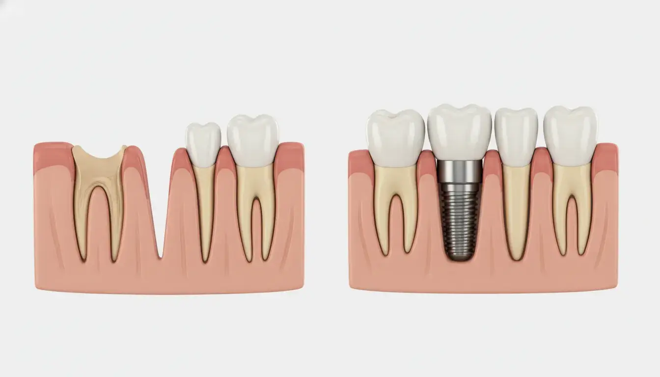 ฟันที่ใส่รากฟันเทียม