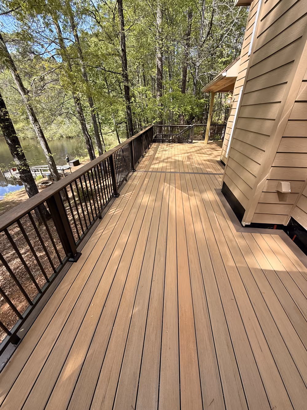 Screened porch in Seneca designed by The Quality Craftsman for year-round enjoyment