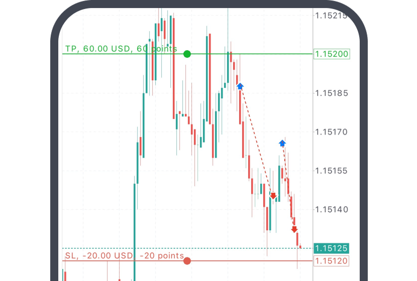 A silver metallic seesaw balanced on a triangular pivot with a small red sphere on the left and a larger red sphere on the right.
