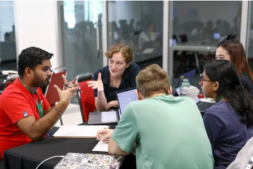 Deriv team in PayNet Hackathon 2023, Malaysia