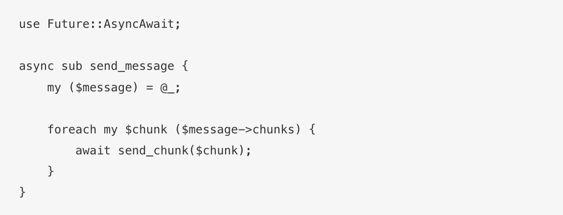 هيكل الكود مع حلقات foreach