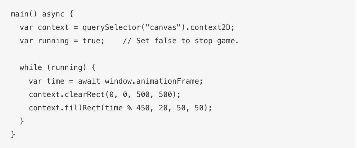 كود لبناء Async في Dart