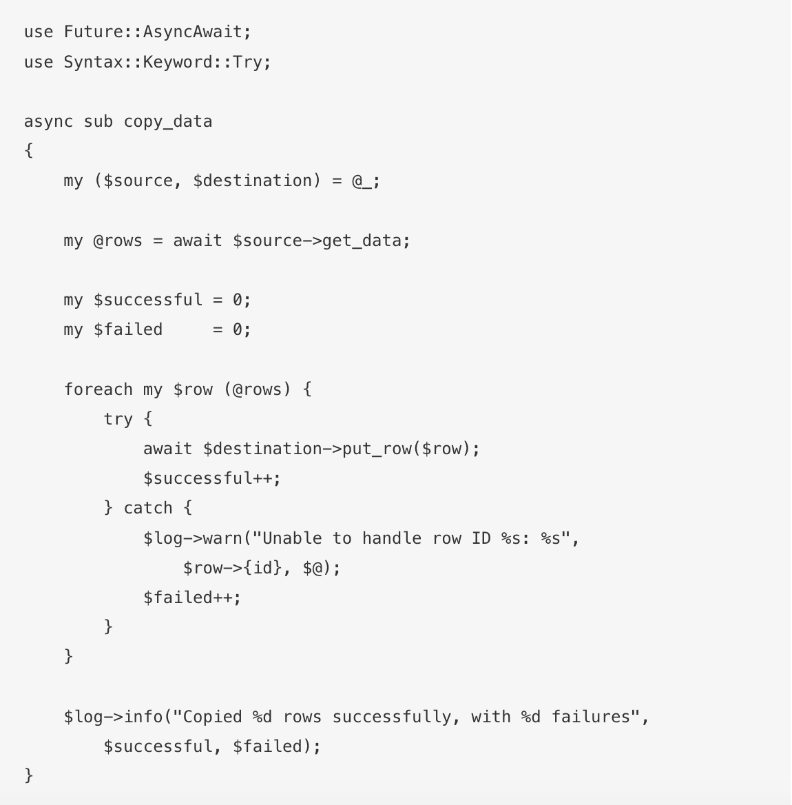 مثال على كود Future Async Await