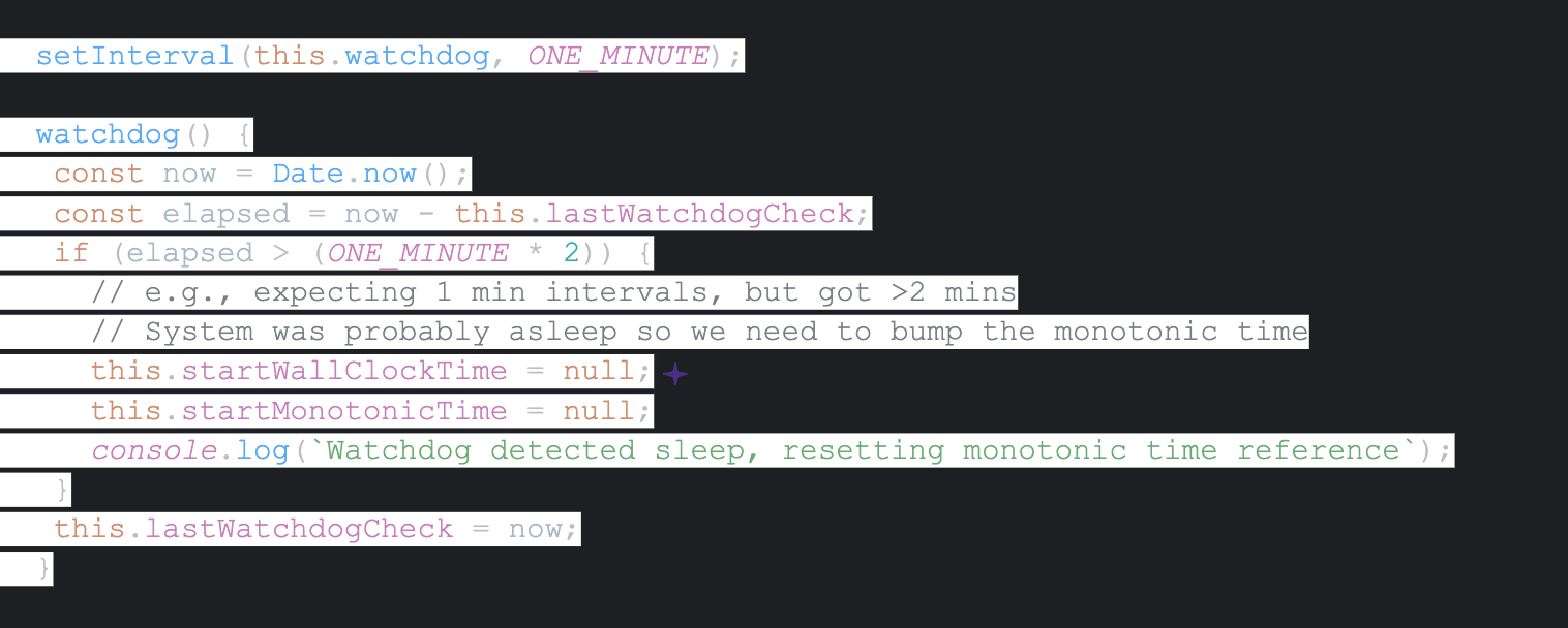 مقتطفات الكود التي تبرز الجوانب الأساسية لعامل خدمة امتداد Chrome