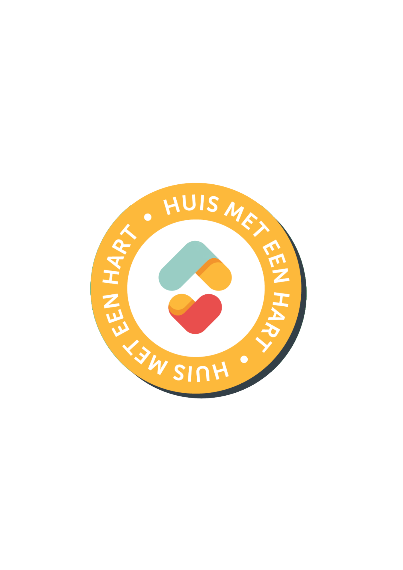 Illustratie van verbonden handen die samenwerking en gedeelde zorg symboliseren