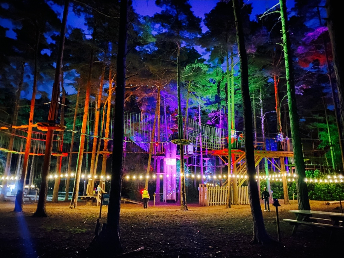 Sundown Adventures at Go Ape Moors Valley