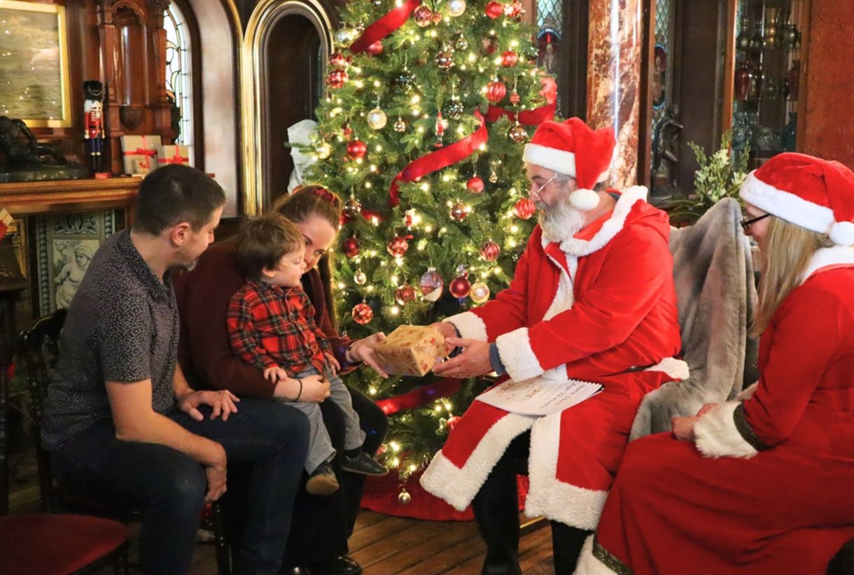 Father Christmas at the Russell-Cotes